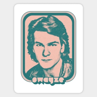 Patrick Swayze / Retro 80s Fan Aesthetic Design Magnet